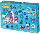 Hama 3096 - Group Pack, ca. 21.000 Bügelperlen Midi, 21 Stiftplatten in verschiedenen Formen und Zubehör, Koffer für Spielgruppen