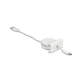 DeLOCK 81318 USB Kabel 0,62 m USB 2.0 USB A USB C Weiß