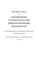 Eine kritische Untersuchung der Erkenntnistheorie Josiah Royces