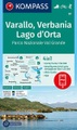 Kompass Karte Varallo, Verbania, Lago d'Orta, Parco Nazionale Val Grande