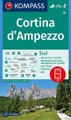 Kompass Karte Cortina d'Ampezzo