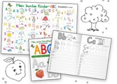 undefined, Mein buntes Kinder-ABC Grundschrift mit Artikeln Lernposter DIN A3 laminiert + Schreiblernheft DIN A4, 2 Teile