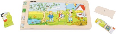 Lagen Puzzle Vier Jahreszeiten