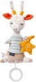 Mini-Spieluhr Giraffe mit Glow-in-the-dark Bestickung 19cm