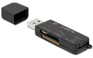 DeLOCK 91757 Kartenleser USB 3.2 Gen 1 (3.1 Gen 1) Type-A Schwarz