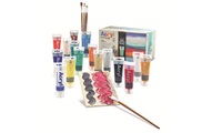 undefined, Primo Acrylic Künstlerset 16x75ml - 75 ml,15 Farben,1 Strukturpaste, 5Pinseln
