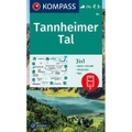 KOMPASS Wanderkarte Tannheimer Tal - 3in1 Wanderkarte 1:35000 mit Panorama inklusive Karte zur offline Verwendung in der KOMPASS-App. Fahrradfahren. Skitouren. Langlaufen.