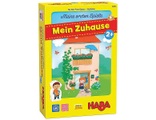 undefined, Meine ersten Spiele - Mein Zuhause (Kinderspiel) - 2 Spielpläne (beidseitig bedruckt): Zimmer/Haus, 1 Spielfigur (beidseitig bedruckt) Junge/Mädchen, 32 Gegenstandskarten, 8 Kategoriekarten (= 4 Paare: klein/groß, leicht/schwer, drinnen/draußen, 