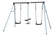undefined, Metallschaukel Farbe hellblau Länge 215-275cm x Höhe 185cm