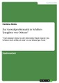 undefined, Zur Gewaltproblematik in Schillers 