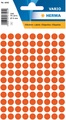 HERMA Vielzwecketiketten Ø 8 mm rund rot Papier matt 540 St.