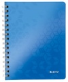Leitz WOW Notizbuch Blau, Metallisch A5 80 Blätter