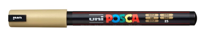 Uni-Ball uni POSCA PC-1MR Marker 1 Stück(e) Gold Rundspitze