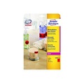 Avery L6005-25 self-adhesive label Red Rounded rectangle Removable 25 pc(s)