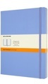 Moleskine Notizbuch Extra Large Liniert, Hortensien Blau