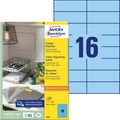 undefined, Avery Universal Labels, Blue 105x37mm 1600Stück(e) selbstklebendes Etikett