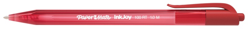 Papermate InkJoy 100 RT Rot Clip-on retractable ballpoint pen Medium 20 Stück(e)