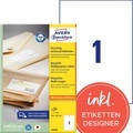 undefined, Avery LR3478 selbstklebende Etikette
