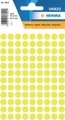 HERMA Multi-purpose labels ø 8mm luminous yellow 540 pcs.