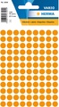 HERMA Vielzwecketiketten Ø 8 mm rund leuchtorange Papier matt 540 St.