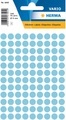 HERMA Vielzwecketiketten Ø 8 mm rund blau Papier matt 540 St.