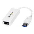 StarTech.com USB 3.0 auf Gigabit Ethernet Lan Adapter - Weiß
