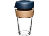 KeepCup Thermobecher L Glas/Kork, 454 ml