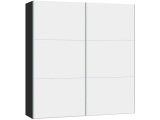 Schrank SCHWYZ 2 Schiebetüren weiss