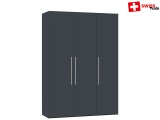 Schrank ZOUG 3 Schwingtüren grau