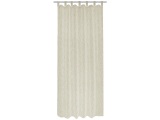 CONFORAMA, Vorhang KOTA Halb abdunkelnd Bedruckt Sandfarben Lasche, Kräuselband Polyester 140 x 240 cm