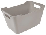 Aufbewahrungsbox LOTTA grau 35.5 cm x 23.5 cm x 20 cm
