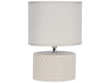 Tischlampe BELLA 23cm 40W cremefarben