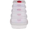 Konservierungsdose WAVE 0.47L weiss, rot