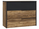 Kommode VERNAZZA 3 Schubladen holz