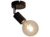1 Spot BUBBLE Ø9cm 25W schwarz