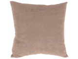 Kissen MILANO taupe Unifarben