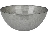 Salatschüssel CARRY glas silberfarben