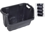 Aufbewahrungsbox FLORE schwarz 37 cm x 59.5 cm x 35 cm