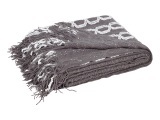 Decke CYNTHIA 130x170cm grau gestreift