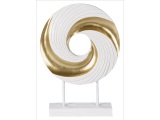 Abstrakte Statue DIANE weiss
