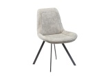 Stuhl AROSA Stoff grau