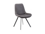 Stuhl AROSA Stoff schwarz