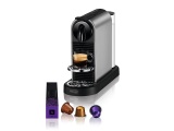 De Longhi, DE-LONGHI EN220.T CitiZ Platinum - Nespresso® Kaffeemaschine (Titan)
