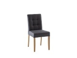 Stuhl COLBY Stoff grau