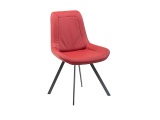 Stuhl AROSA Leder rot Drehsitz