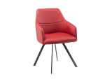 Stuhl AROSA Leder rot