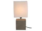 Tischlampe KUBIK 30cm 40W braun