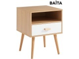 Nachttisch ULOS 1 Schublade 40x39.5x50cm holz