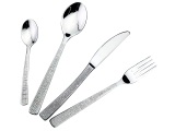 Besteck-Set ZABOU 24-teilig silberfarben
