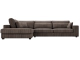 undefined, Ecksofa CARMEX Stoff braun
